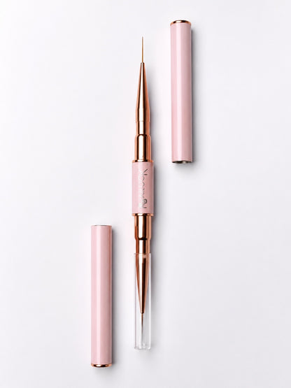 Pincel Doble para Uñas-Liner 7mm/9mm para Gel